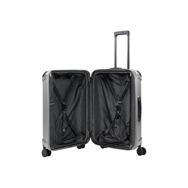 Travelite MILLENIUM Trolley 4w M exp. silver